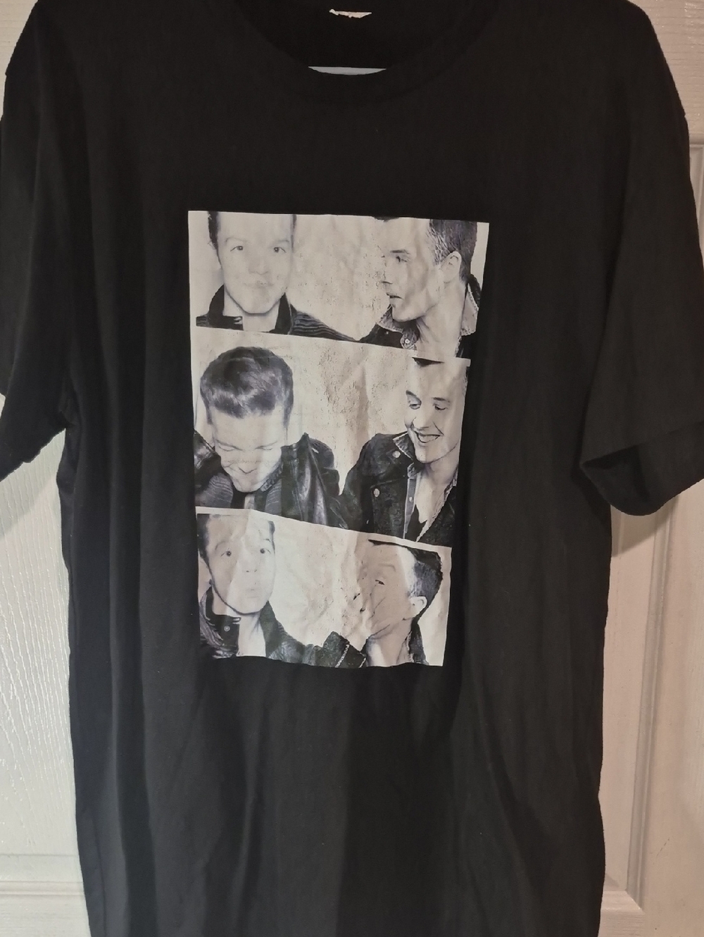Black Graphic Ian & Mickey Shameless T-Shirt Print